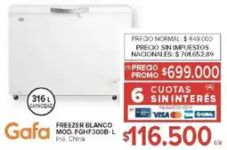 Carrefour Gafa freezer blanco oferta