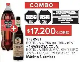 Carrefour Branca 1 fernet botella oferta