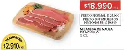 Carrefour Milanesa de nalga de novillo oferta