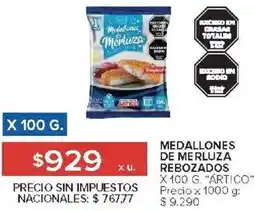Carrefour Ártico medallones de merluza rebozados oferta