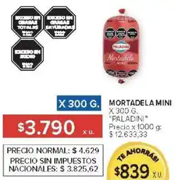 Carrefour Paladini mortadela mini oferta