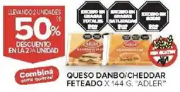 Carrefour Adler queso danbo/cheddar feteado oferta