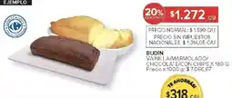 Carrefour Budín vainilla/marmolado/ chocolate/con chips oferta