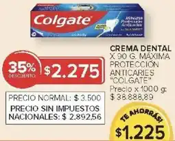 Carrefour Colgate crema dental maxima protección oferta