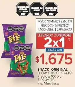 Carrefour Takis snack original flow oferta
