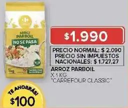 Carrefour Carrefour classic arroz parboil oferta