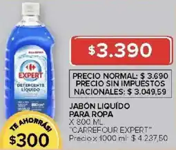 Carrefour Carrefour expert jabón liquído para ropa oferta