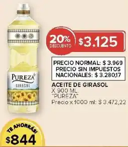 Carrefour Pureza aceite de girasol oferta