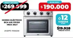Supermayorista Vital Horno eléctrico bgh air fryer inox oferta