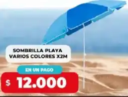 Supermayorista Vital Sombrilla playa varios colores oferta