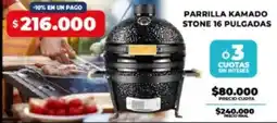 Supermayorista Vital Parrilla kamado stone oferta