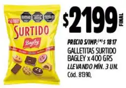 Supermercados Yaguar Surtido bagley galletitas oferta