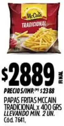 Supermercados Yaguar Papas fritas mccain tradicional oferta