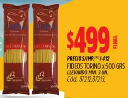 Supermercados Yaguar Torino fideos oferta