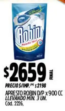 Supermercados Yaguar Robin apresto d/p oferta