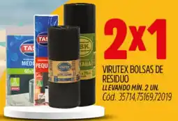 Supermercados Yaguar Virutex bolsas de residuo oferta
