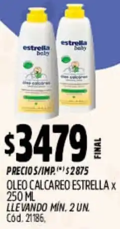 Supermercados Yaguar Estrella oleo calcareo oferta