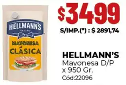 Diarco Hellmann's mayonesa d/p oferta