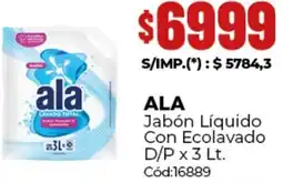 Diarco Ala jabón líquido con ecolavado d/p oferta