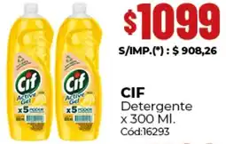 Diarco Cif detergente oferta