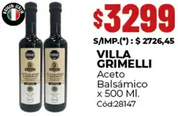Diarco Villa grimelli aceto balsámico oferta