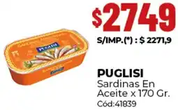 Diarco Puglisi sardinas en aceite oferta