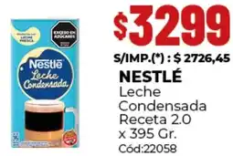 Diarco Nestlé leche condensada receta 2.0 oferta