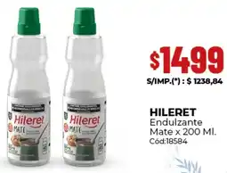 Diarco Hileret endulzante mate oferta