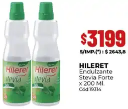 Diarco Hileret endulzante stevia forte oferta