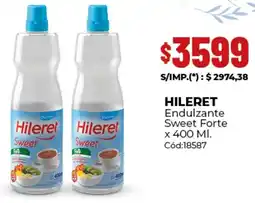 Diarco Hileret endulzante sweet forte oferta
