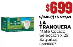 Diarco La tranquera mate cocido selección oferta