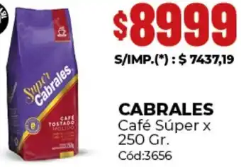 Diarco Cabrales café súper oferta