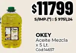 Diarco Okey aceite mezcla oferta