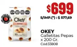 Diarco Okey galletitas pepas oferta