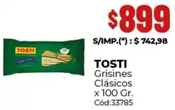 Diarco Tosti grisines clásicos oferta