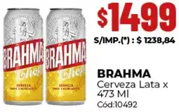 Diarco Brahma cerveza lata oferta