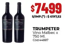 Diarco Trumpeter vino malbec oferta