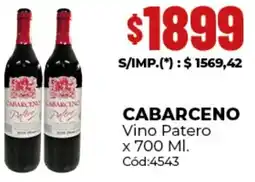 Diarco Cabarceno vino patero oferta