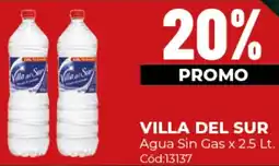 Diarco Villa del sur agua sin gas oferta