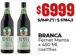 Diarco Branca fernet menta oferta