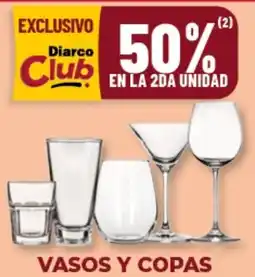 Diarco Vasos y copas oferta