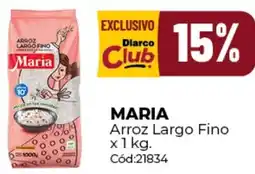 Diarco Maria arroz largo fino oferta