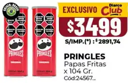 Diarco Pringles papas fritas oferta