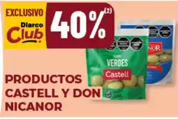 Diarco Productos castell y don nicanor oferta