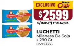 Diarco Luchetti milanesa de soja oferta
