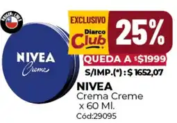 Diarco Nivea crema creme oferta