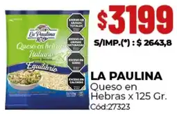 Diarco La paulina queso en hebras oferta