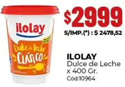 Diarco Ilolay dulce de leche oferta