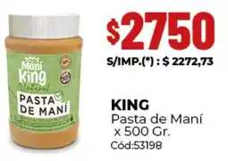 Diarco King pasta de maní oferta