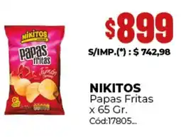 Diarco Nikitos papas fritas oferta